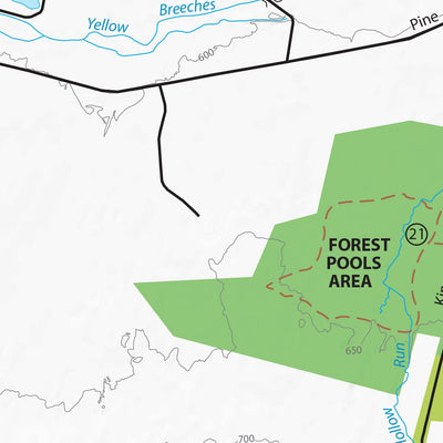 Avenza Systems Inc. Kings Gap Environmental Education Center Map digital map