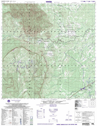 Avenza Systems Inc. Kirirôm-Cambodia-5831iv digital map