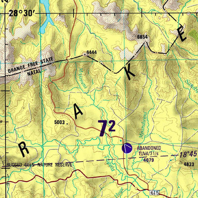 Avenza Systems Inc. Ladysmith, South Africa; Lesotho - sh-35-4 digital map