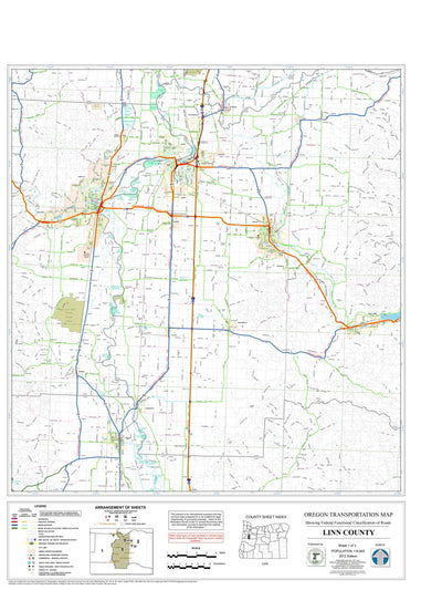 Avenza Systems Inc. Linn County Sheet 1 digital map