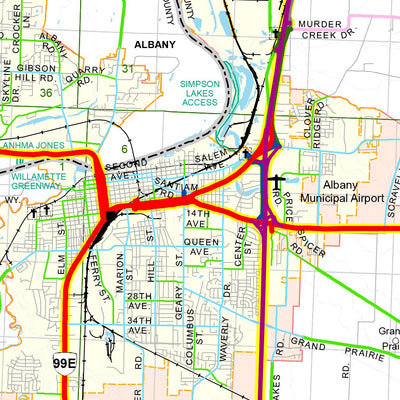 Avenza Systems Inc. Linn County Sheet 1 digital map