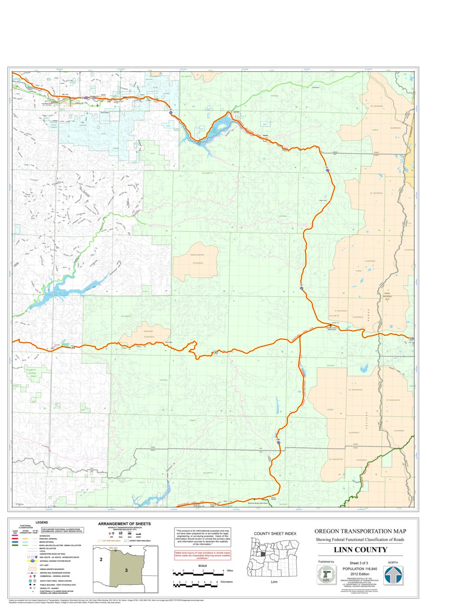 Linn County Sheet 3 Map by Avenza Systems Inc. | Avenza Maps