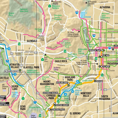 Avenza Systems Inc. Los Angeles, CA Cycling Routes digital map