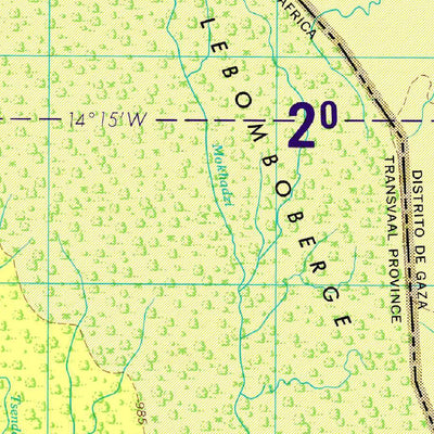 Avenza Systems Inc. Mabalane, Mozambique; Republic of South Africa - sf-36-14 digital map