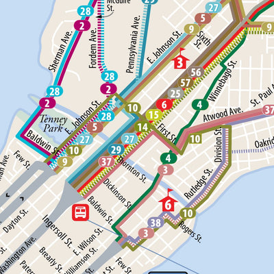 Avenza Systems Inc. Madison, Wisconsin Metro digital map