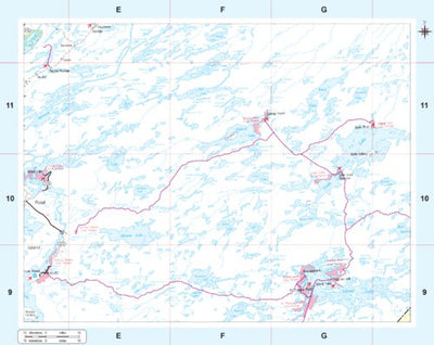 Avenza Systems Inc. Manitoba Highways - Cross Lake First Nation Area digital map