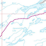 Avenza Systems Inc. Manitoba Highways - Cross Lake First Nation Area digital map