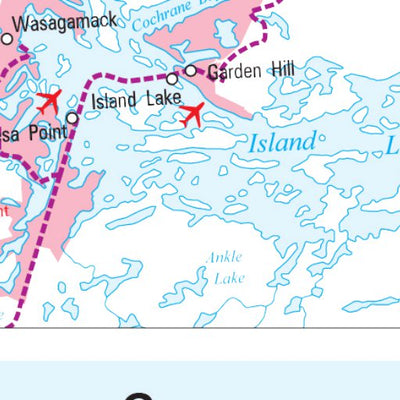 Avenza Systems Inc. Manitoba Highways - Cross Lake First Nation Area digital map