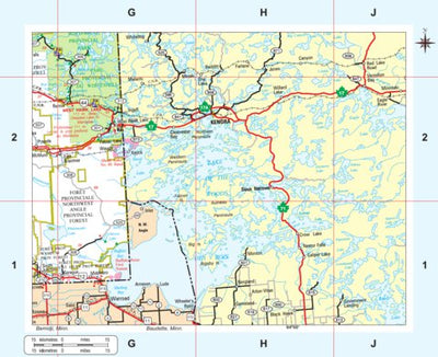 Avenza Systems Inc. Manitoba Highways - Kenora digital map