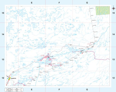 Avenza Systems Inc. Manitoba Highways - Thompson digital map