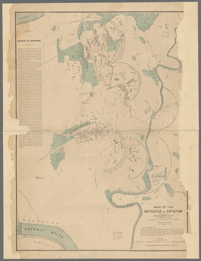 Avenza Systems Inc. Map of the Battlefield of Antietam digital map
