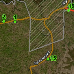 Avenza Systems Inc. Mason Neck NWR and State Park Hunt Map 2016 digital map