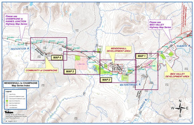 Avenza Systems Inc. Mendenhall to Champagne - Yukon digital map