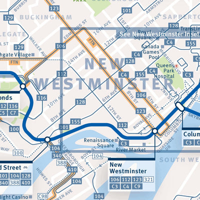 Avenza Systems Inc. Metro Vancouver Transit digital map