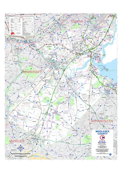 Avenza Systems Inc. Middlesex County - New Jersey digital map