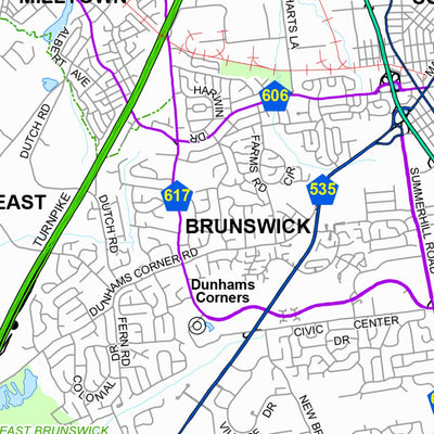 Avenza Systems Inc. Middlesex County - New Jersey digital map