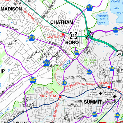 Morris County - New Jersey Map by Avenza Systems Inc. | Avenza Maps
