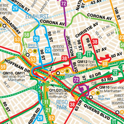 Avenza Systems Inc. MTA Queens Transit digital map