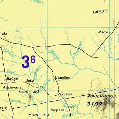 Avenza Systems Inc. Muecate, Mozambique - sd-37-11 digital map