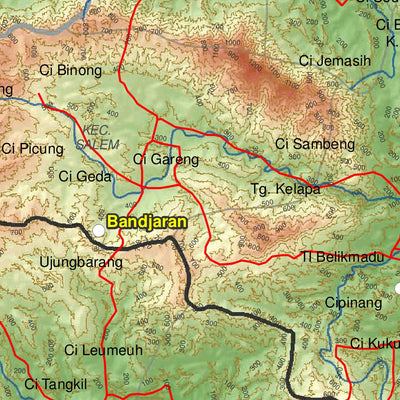 Avenza Systems Inc. N08: Tasikmalaya District digital map