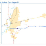 Avenza Systems Inc. National Highway System: Terre Haute, IN digital map