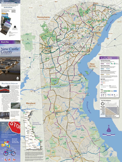 Avenza Systems Inc. New Castle County Delaware - Bicycle Map digital map