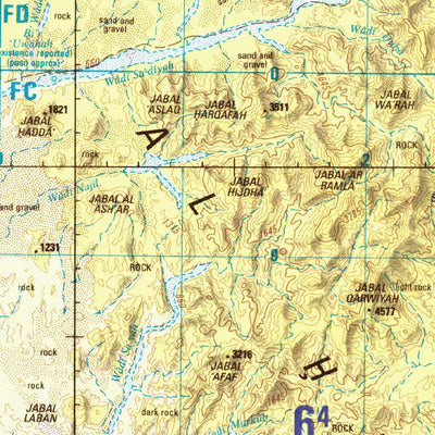 Avenza Systems Inc. NF 37-15 Al Līth: Saudi Arabia digital map