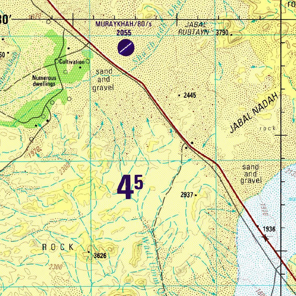 NG 37-6 Al 'Ulá: Saudi Arabia Map by Avenza Systems Inc. | Avenza Maps