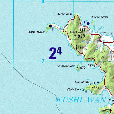 Avenza Systems Inc. NH-52-3 Koshiki-Retto, Japan digital map