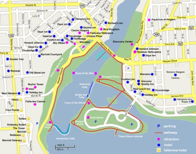Avenza Systems Inc. Niagara Falls - Hotels & Attractions digital map