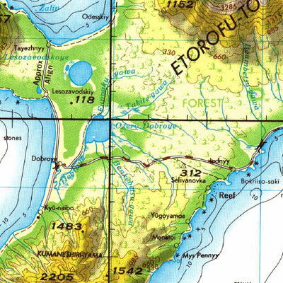 Avenza Systems Inc. NL-55-11 BurevestnIk, Japan digital map