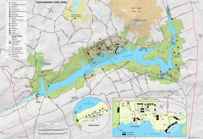 Avenza Systems Inc. Nockamixon State Park Map digital map