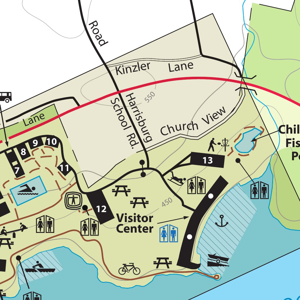 Nockamixon State Park Map by Avenza Systems Inc.  Avenza Maps