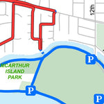 Avenza Systems Inc. North Shore Bike Paths digital map