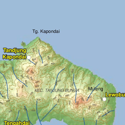 Avenza Systems Inc. O16: Flores Timur District digital map