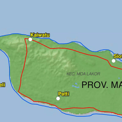 Avenza Systems Inc. O19: Maluku Tenggara Barat District digital map