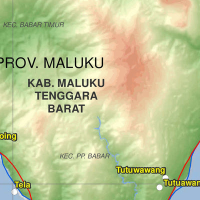 Avenza Systems Inc. O20: Maluku Tenggara Barat District digital map