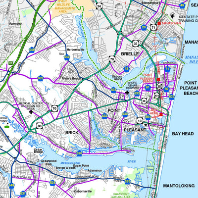 Avenza Systems Inc. Ocean County - New Jersey digital map
