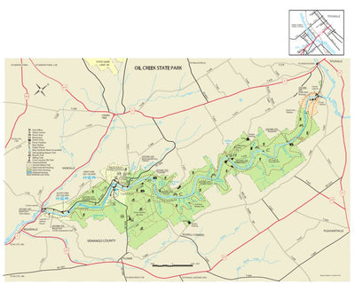 Avenza Systems Inc. Oil Creek State Park Map digital map