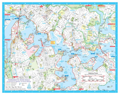 Avenza Systems Inc. Parramatta River Walk: Gladesville Bridge to Ryde Bridge digital map