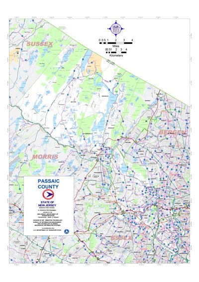 Avenza Systems Inc. Passaic County - New Jersey digital map