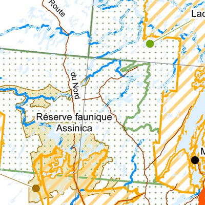 Avenza Systems Inc. Québec Zone de Chasse 22 digital map