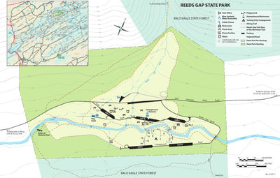 Reeds Gap State Park Map by Avenza Systems Inc. | Avenza Maps