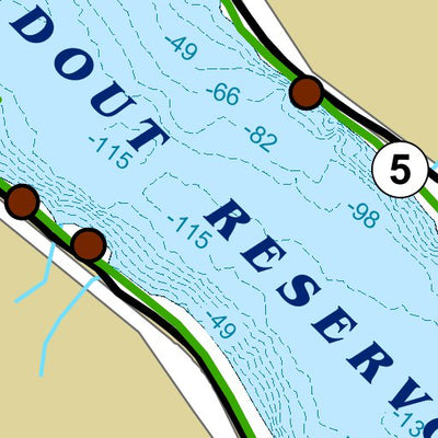 Avenza Systems Inc. Rondout Angler Reservoir Map digital map