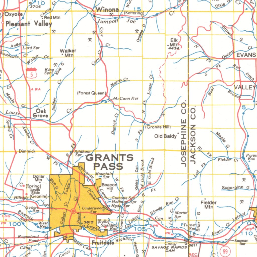 Rouge Drainage Basin - Oregon Map by Avenza Systems Inc. | Avenza Maps