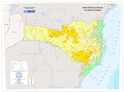 Avenza Systems Inc. Santa Catarina, Brazil digital map