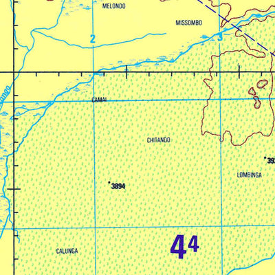 Avenza Systems Inc. Savate, Angola - SE-33-4 digital map