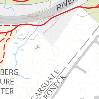 Avenza Systems Inc. Saxon Woods County Park Trail Map digital map