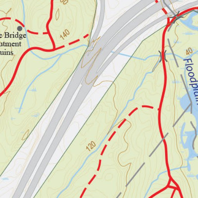 Avenza Systems Inc. Saxon Woods County Park Trail Map digital map