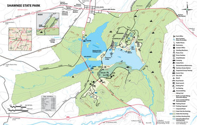 Avenza Systems Inc. Shawnee State Park Map digital map